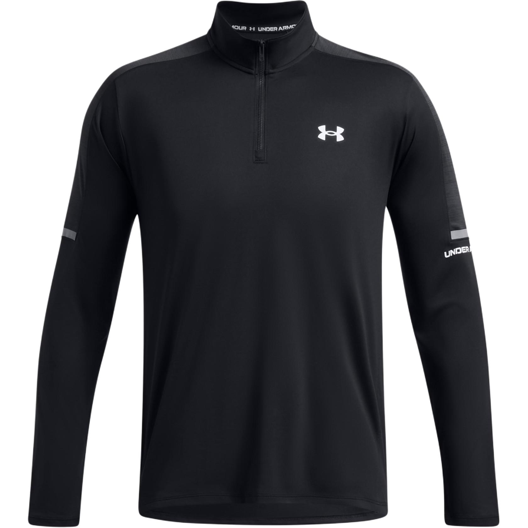 

Under Armour Tech Brand Logo 1/4 Zip Training Long Sleeve Hoodie Men hoodies Black 1385977-002 M