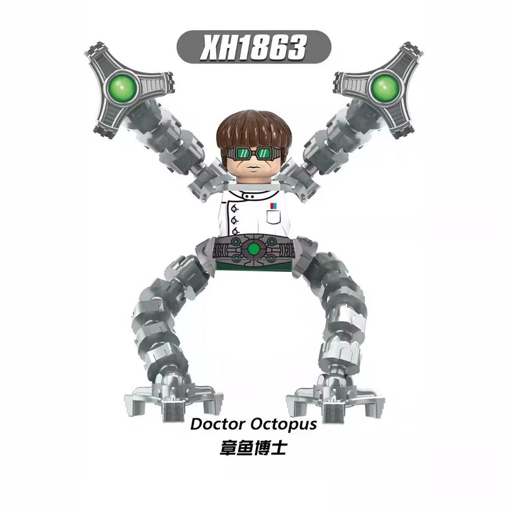 Amerika Film Stavebnice Panenka Doktor Octopus Mini Akční Figurky Ozdoba Model Dekorace Děti Narozeniny Sběratelské Dárky