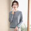 New Medium-knitted Bottoming Knitted Sweater, Baita Top, Mother Outfit, Autumn and Winter Fashion Cheongsam Collar Sweater