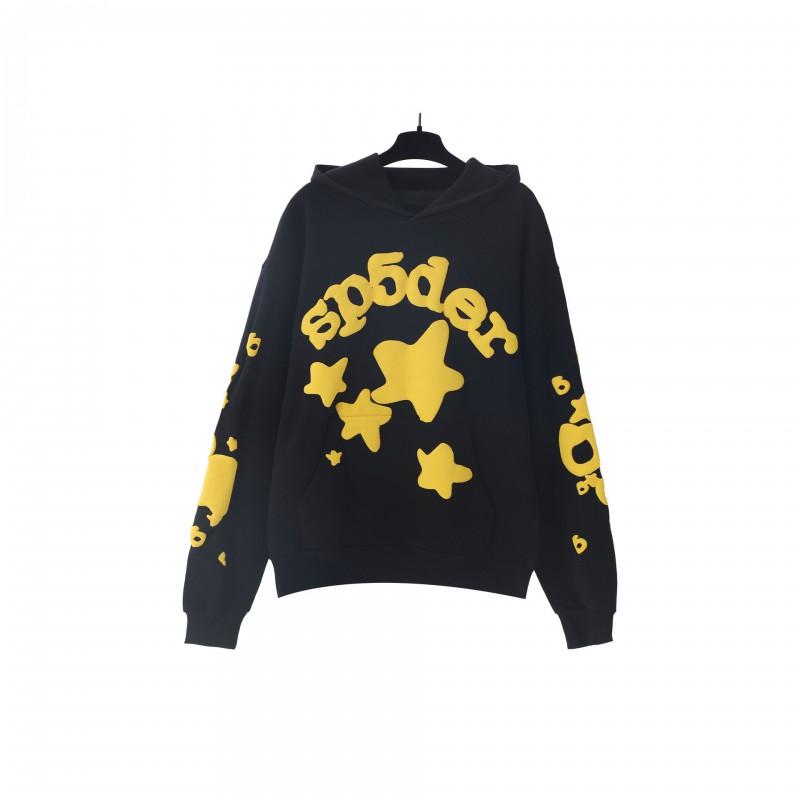 Unisex Oversized Hoodie With Foil Bubble Letter Print 555555 Streetwear Casual Sweatshirt Men Women