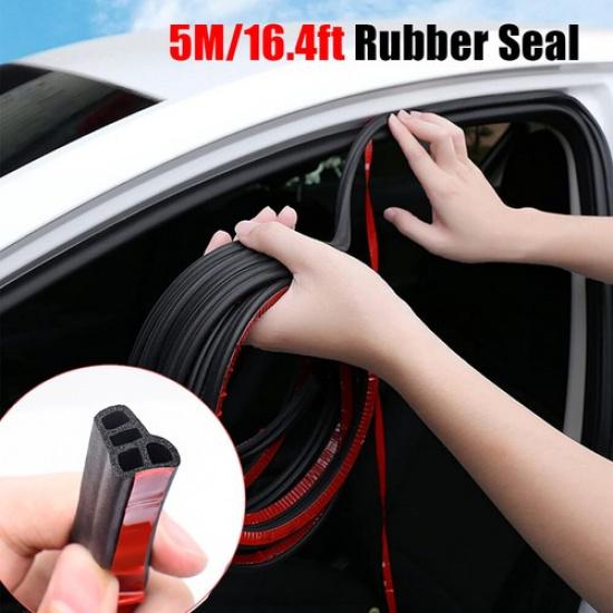 Уплотнитель дверной автомобильный универсальной формы 5 м / 16,4 фута для кромки двери автомобиля