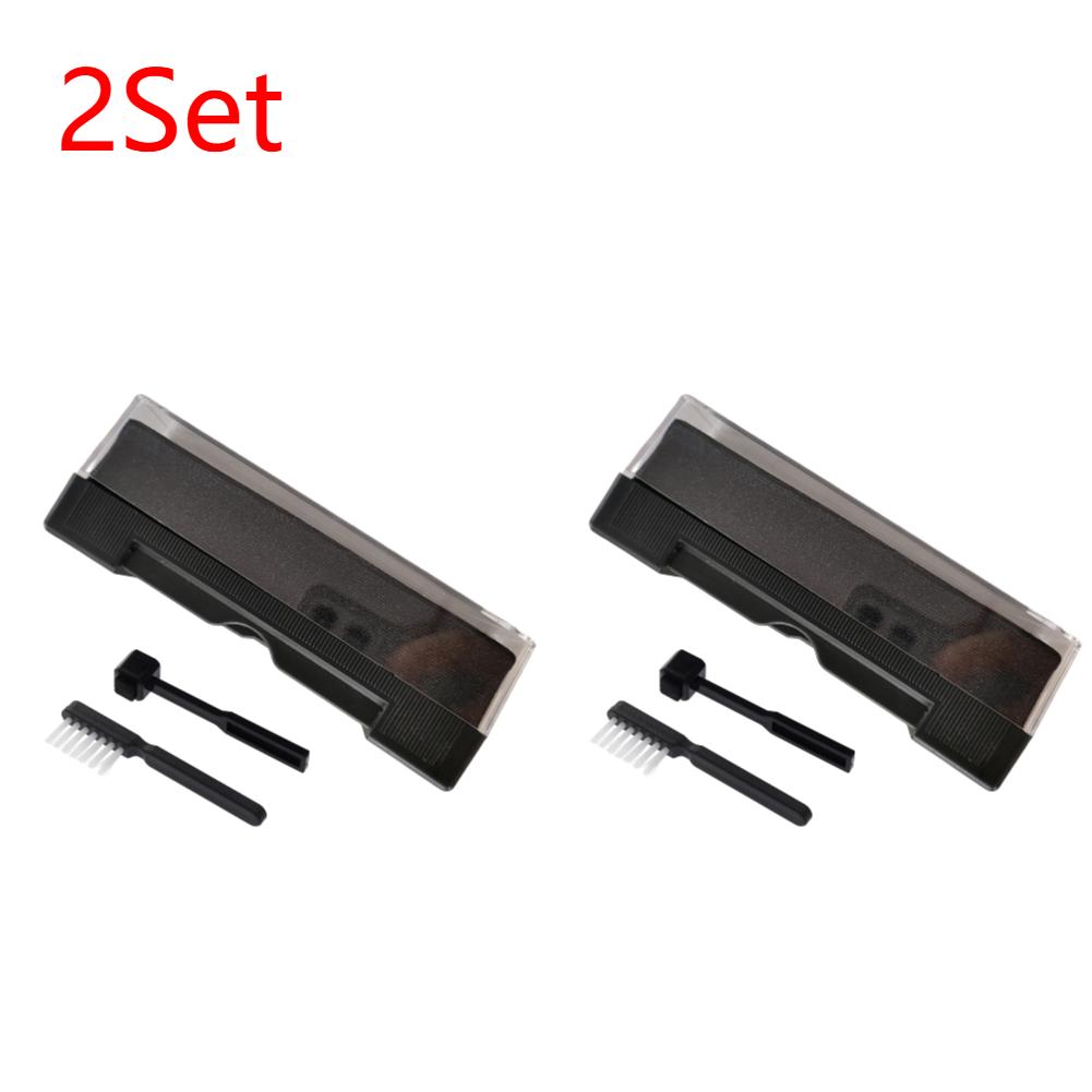 1-5Set Record Cleaning Brush Cleaner Kit 2 In 1 Vinyl Record Cleaning Brush Dust Remover Kit Cleaning Brush Set for Turntables