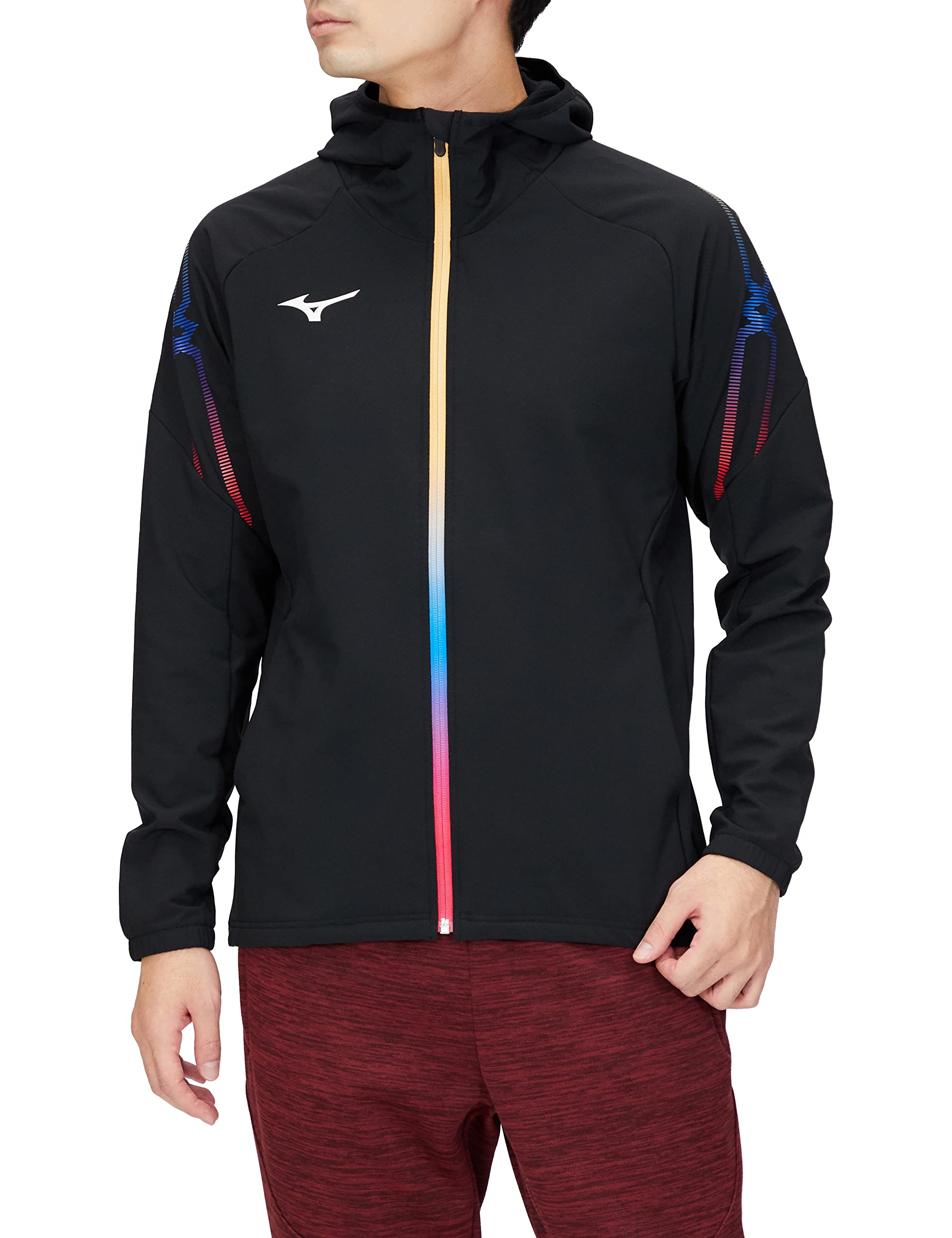 

Mizuno MC Line Tech Shield Training Size Medium Jacket, Windproof, Water-Repellent, Stretch, Black, 32MC2653, чёрный