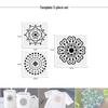 16-Piece Mandala Dotting Tools Set: Stencils, Dotting Sticks & Pens for Spray Painting and Rock Art