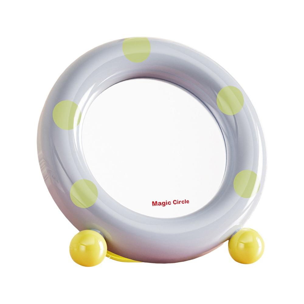 

Dopamine Desktop Makeup Mirror Round Dressing Mirror Fashion Vanity Mirror Bedroom Decoration синій