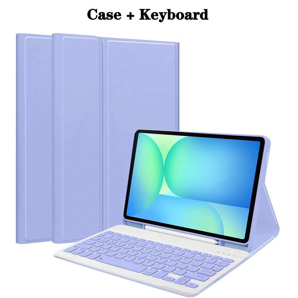 Case for Samsung Galaxy Tab S10 FE 10.9 Inch, Keyboard Cover for Samsung Galaxy Tab S10 FE 10.9 Inch SM-X520/X526/X526B