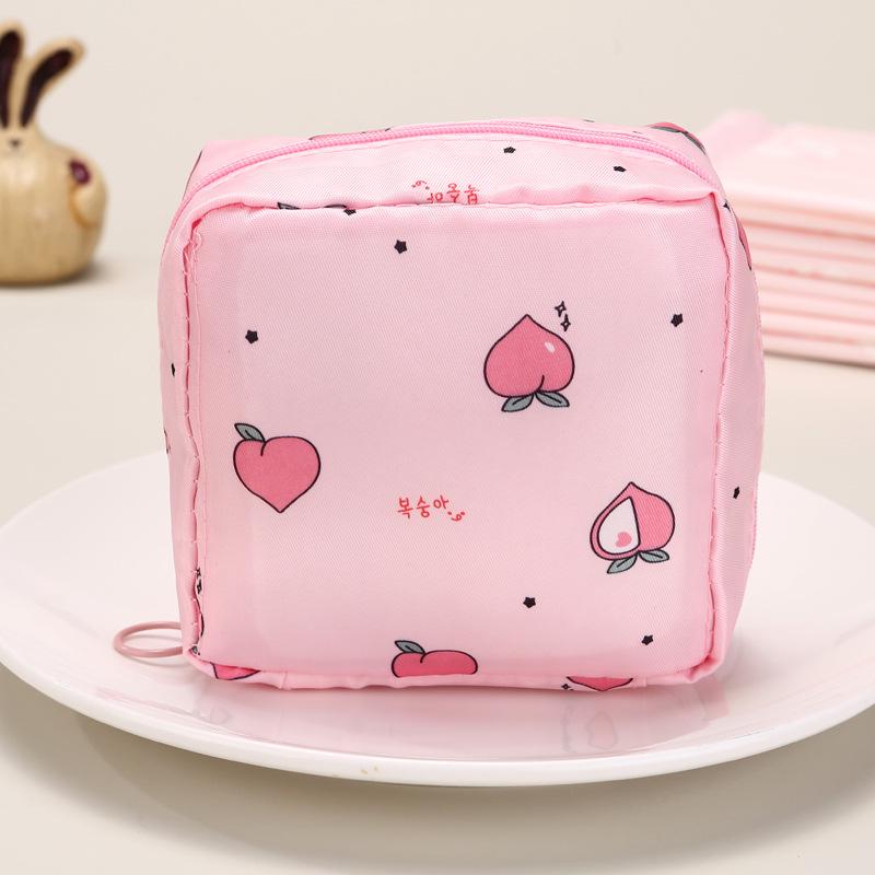 

Large Capacity Portable Cartoon Girls Sanitary Napkin Storage Bag