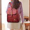 Luxury Designer Backpack for Women High-quality Soft Leather Shoulder Bag Fashion School Bags