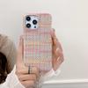 Роскошный Плетеный Классический Стиль В Сочетании С iPhone 15 14 13 12 11 Pro Max PU Одиночный Чехол Адаптивный Чехол Защитный Чехол
