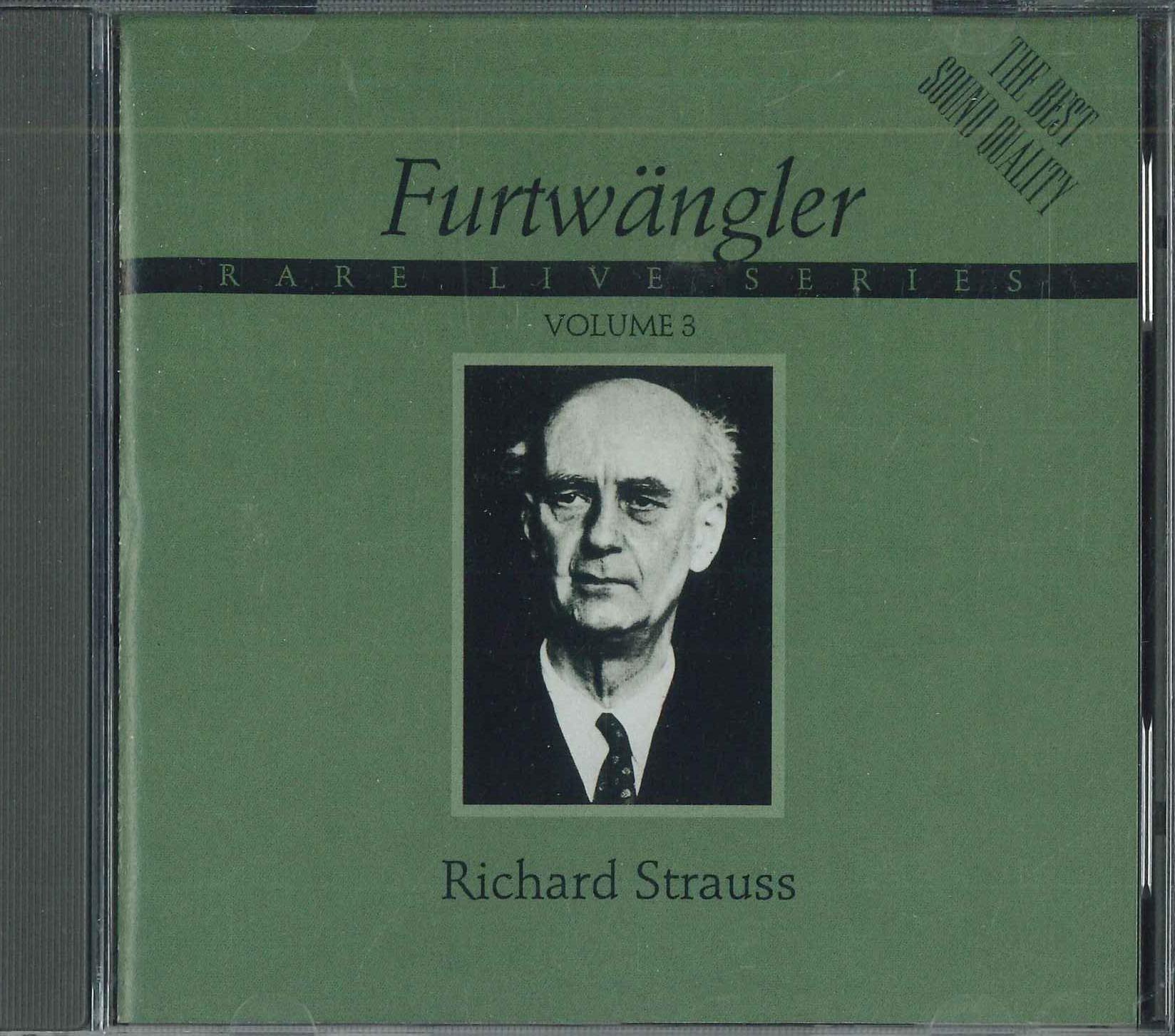 

CD FURTWANGLER - Rare Live Series Vol.3 FRL1003 EVANGEL US Classical Used