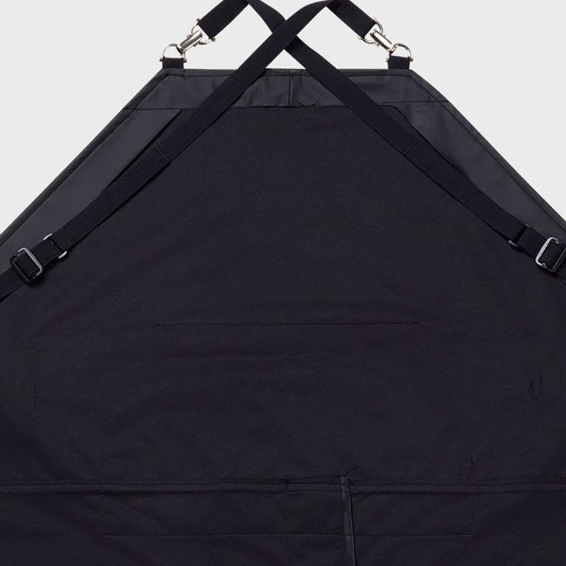 SOODAL COMPANY Black Smoked Leather Apron