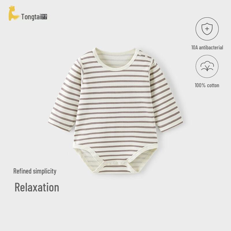 TONGTAI Baby Long Sleeve Pure Cotton Bodysuit