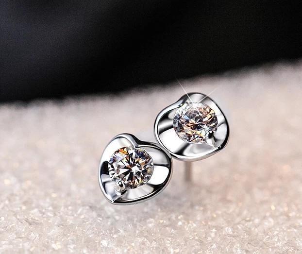 9 серебряных серег-гвоздиков, Женственность, Простая индивидуальность, Нишевый и универсальный дизайн серег, Серьги, Изысканные и супер-сказочные 925 silver