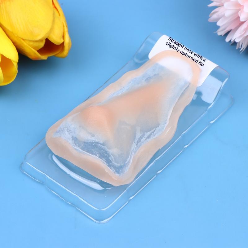 Silicone Fake Nose Professional Makeup Special Effects Skin-Friendly Natural Reusable Fake Nose Cos Stage Makeup Face Prosthetic