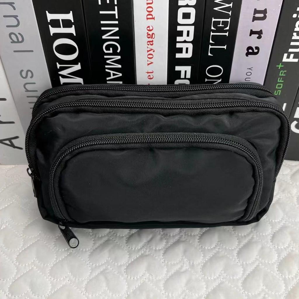 Large Capacity Front-Opening Pencil Case for Students - Simple and Girly