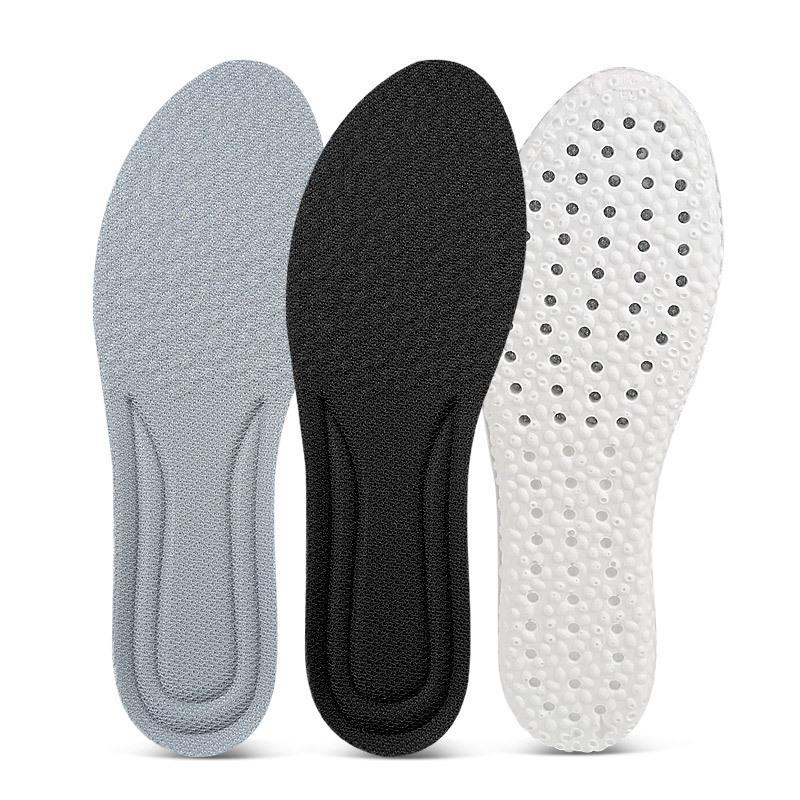 Ultra-Soft Unisex Breathable Sports Shoe Insoles - Lightweight, High-Elastic, and Shock-Absorbing for All-Day Comfort