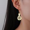 Swirl Spiral Tail Cat Kitten Cute Earrings for Women Girls Stainless Steel Animal Dangle Earrings Jewelry Valentine Gift 2026