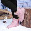 Hohe Kinder Baumwollschuhe Plüsch Warm Schneestiefel Jungen Mädchen Winter Outdoor Wandern Sneaker Wasserdicht Rutschfest