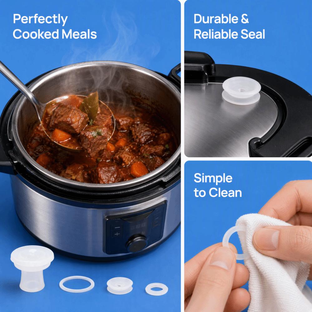 20SETS Silicone Material Sealing Rings Rubber Material Pressure Cooker Parts Kitchen Cooking