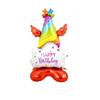 Giant Standing Halloween Foil Balloons Pumpkin Soldier Witch Ghost Skeleton Reaper Aluminum Balloon Inflatable Toys Party Decor