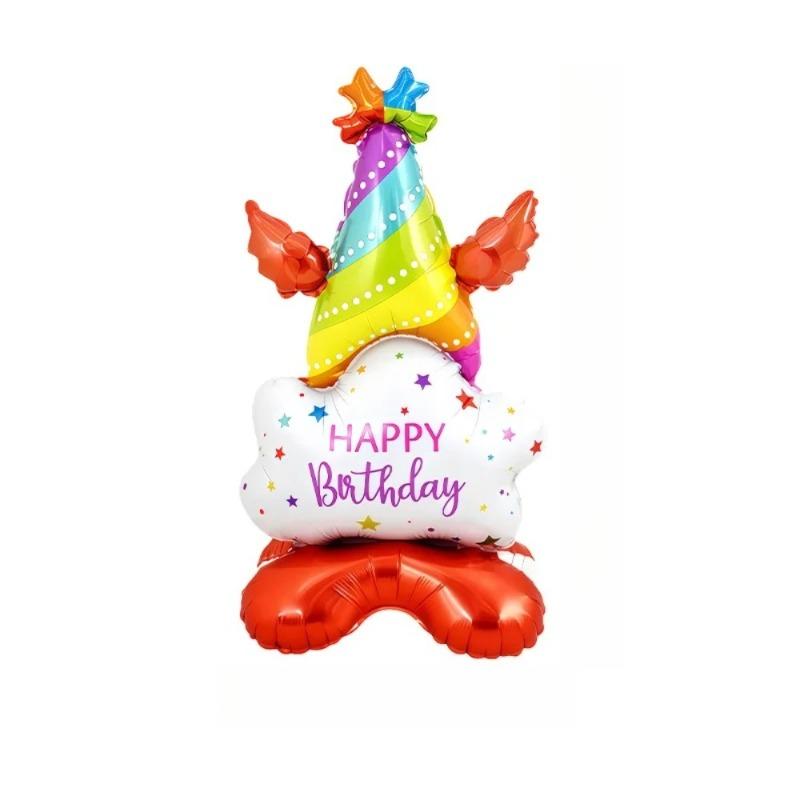 Giant Standing Halloween Foil Balloons Pumpkin Soldier Witch Ghost Skeleton Reaper Aluminum Balloon Inflatable Toys Party Decor