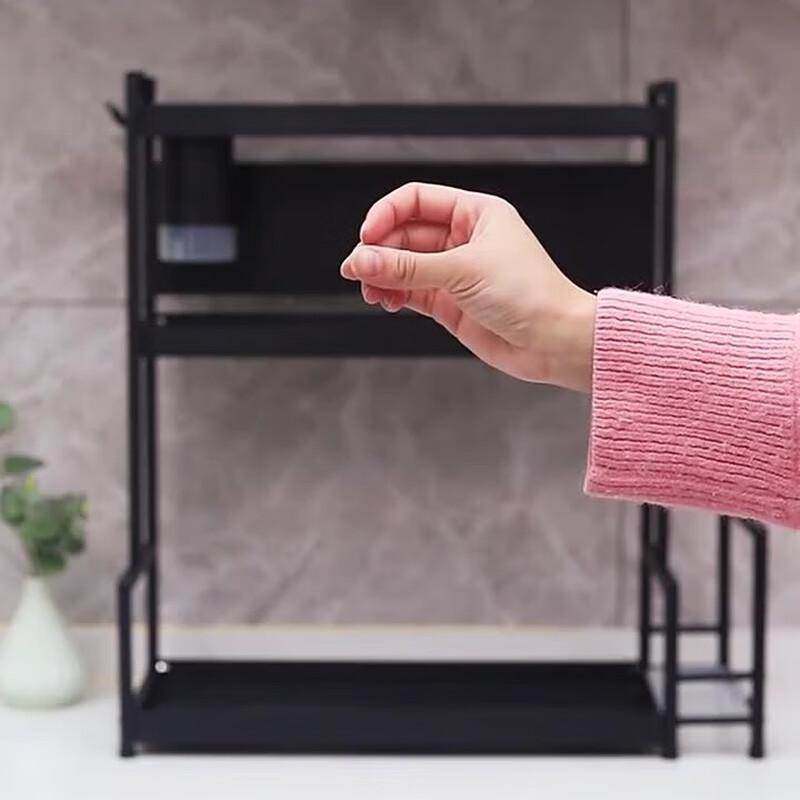 Stainless Steel 3-Tier Kitchen Countertop Seasoning Rack