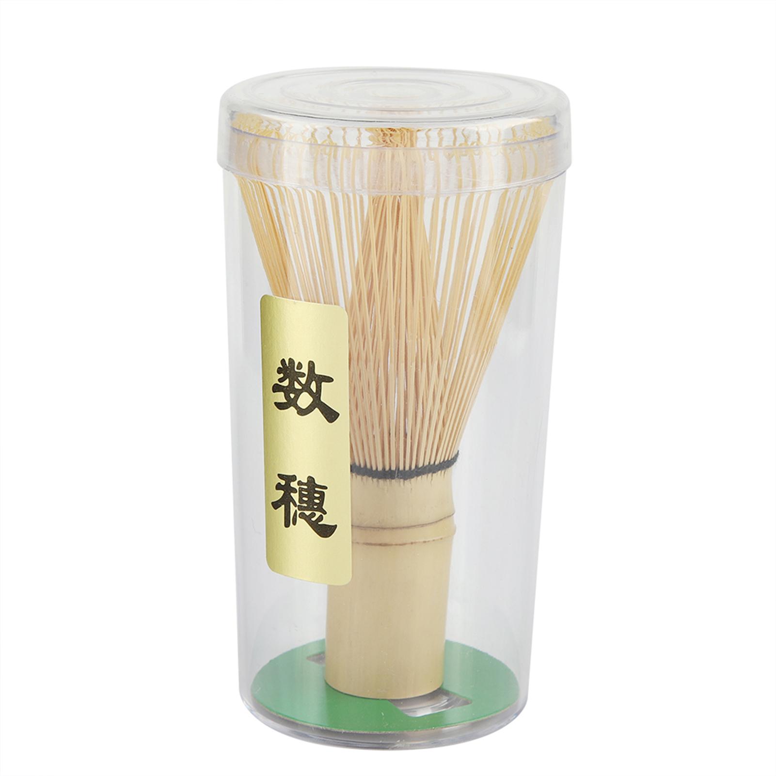 

Natural Bamboo Tea Whisk Chasen Preparing Matcha Powder Brush Tool(72 Prongs)