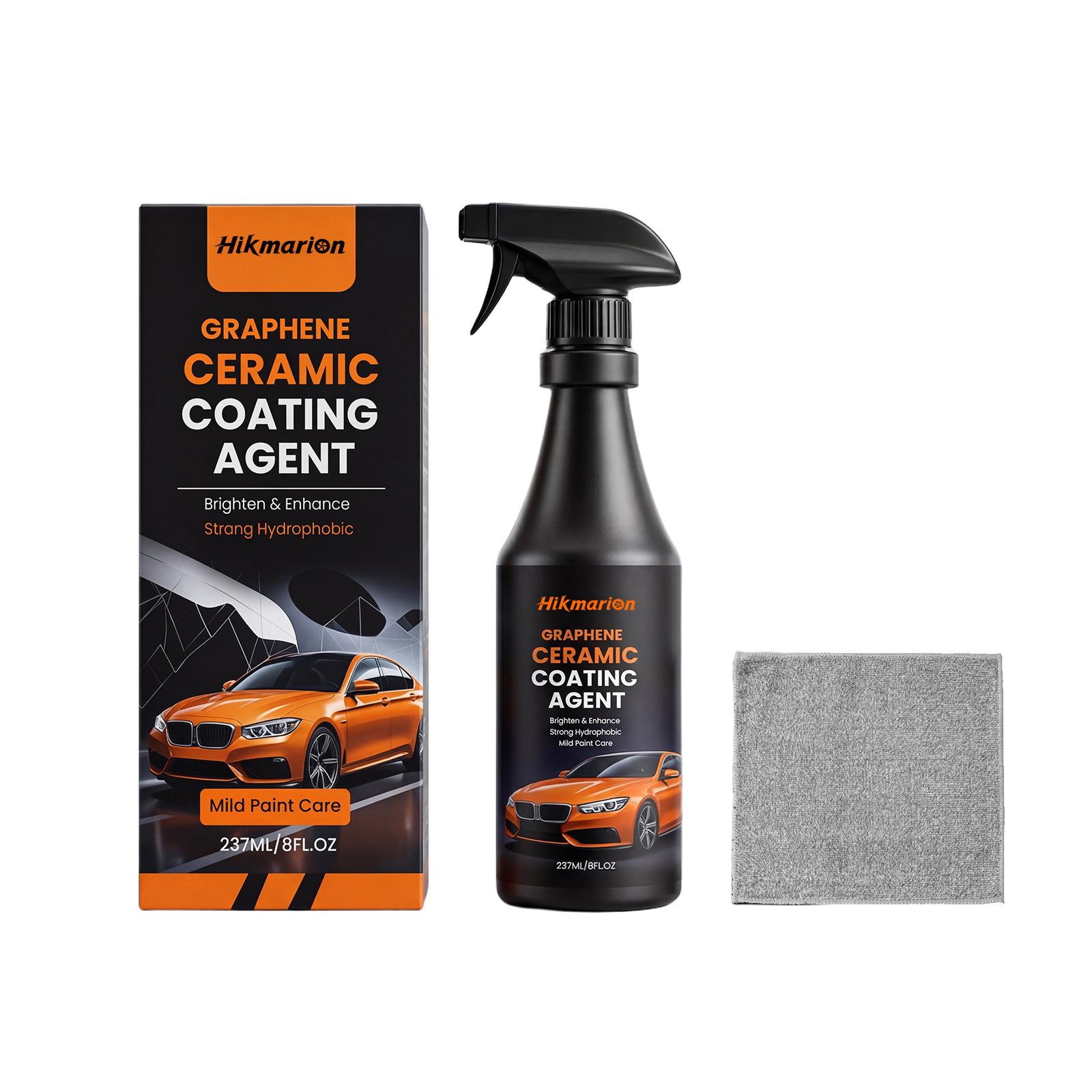 Hikmarion Ceramic Coating Spray: Brighten & Enhance Gloss for All Car Paints