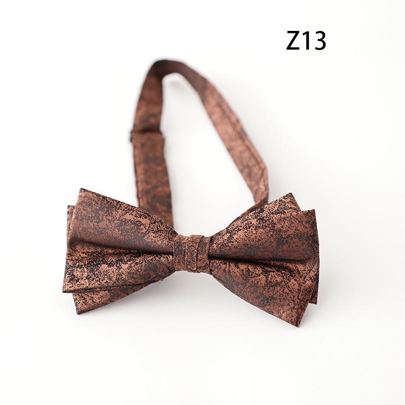 Klasyczny poliestrowy krawat w kwiaty dla mężczyzn, w formalnym stylu, na wesela