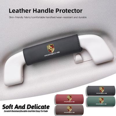 Car Interior Handle Protection Cover Roof Pull Gloves For 911 718 Taycan Panamera Cayenne Macan Boxster Cayman Pajun 918