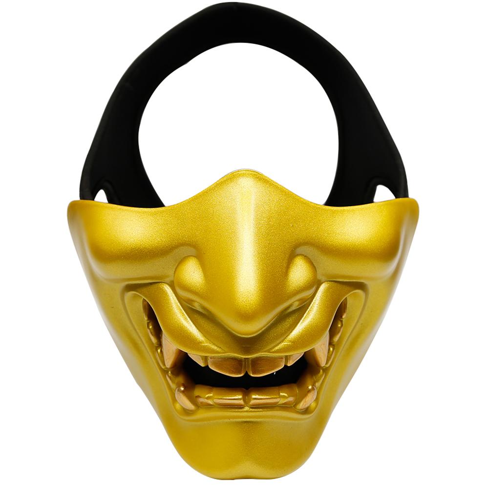 Unisex Evil Smile Tactical TPU półmaska na Halloween Festival Cosplay Party