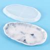 Silicone Irregular Oval Tray Mold Soft Transparent Tray Mold New Jewelry Holder Mold  Storage Tray