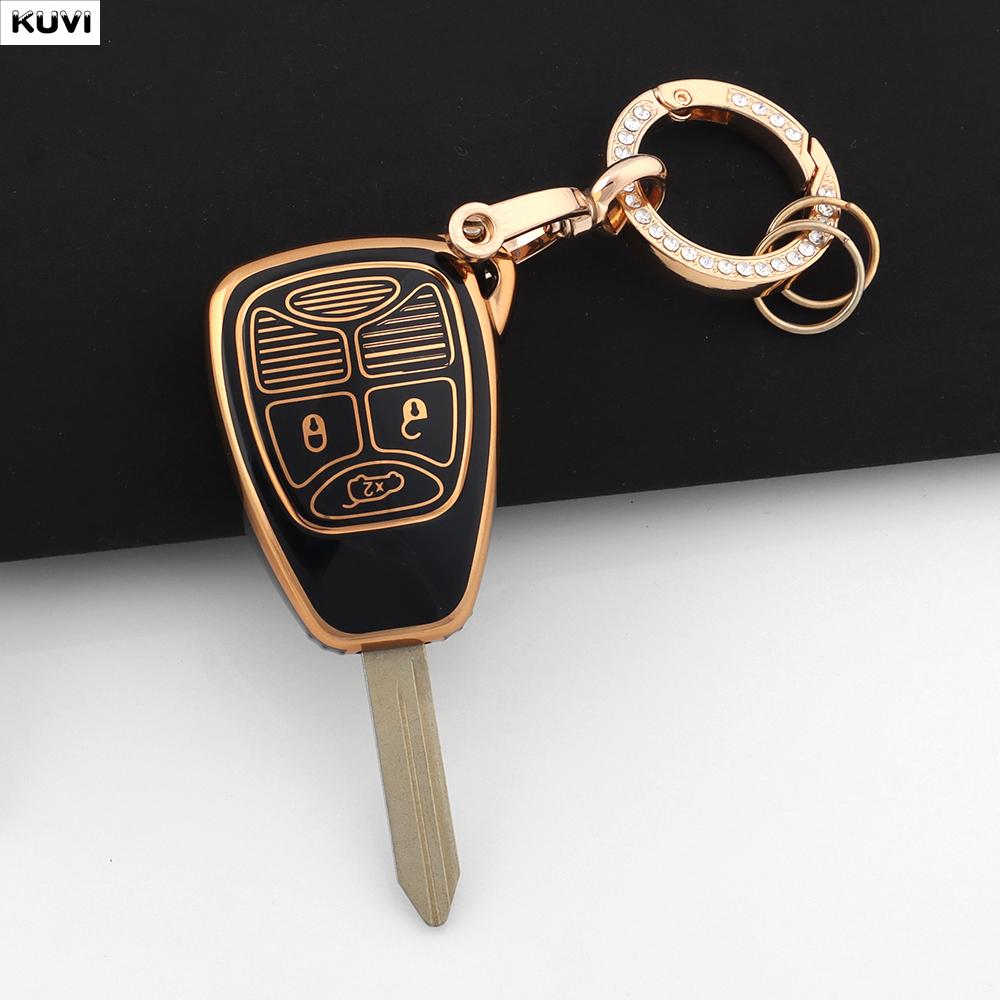 Tpu Car Key Case Cover Shell For Jeep Chrysler 300C Avenger Sebring Chrysler 200 Aspen Dodge Charger Commander Grand Cherokee