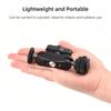Mini Cool Ballhead Multi Function Double Ball Dead Adapter with Cold Shoe Mount & 1 4 Inch Screw for DSLR Camera