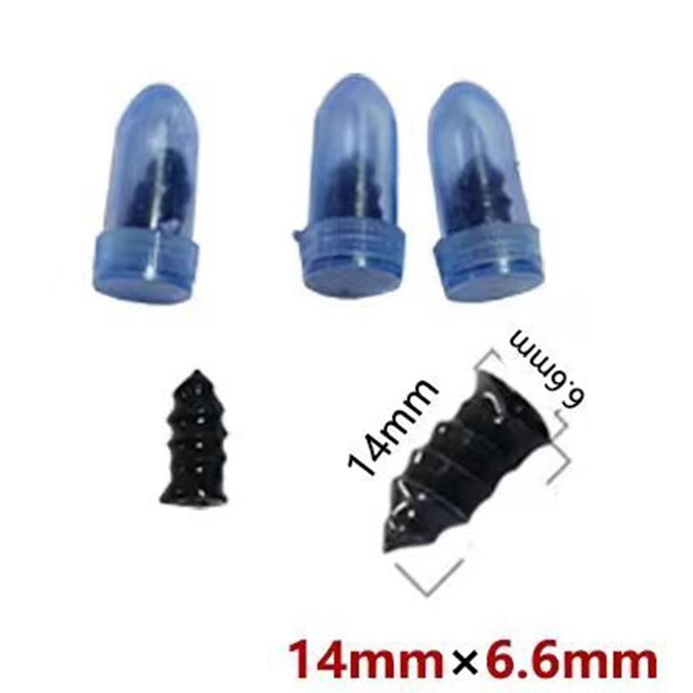 50Pcs Self-Service Tool Spiral Rubber Screws S/M/L/XL Tire Screw Plugs Car Tire Repair