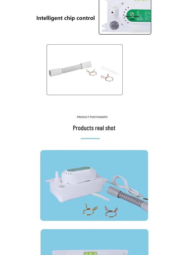 Pompa di scarico automatica per condizionatori d'aria 100-230V 100L/h per installazioni a soffitto