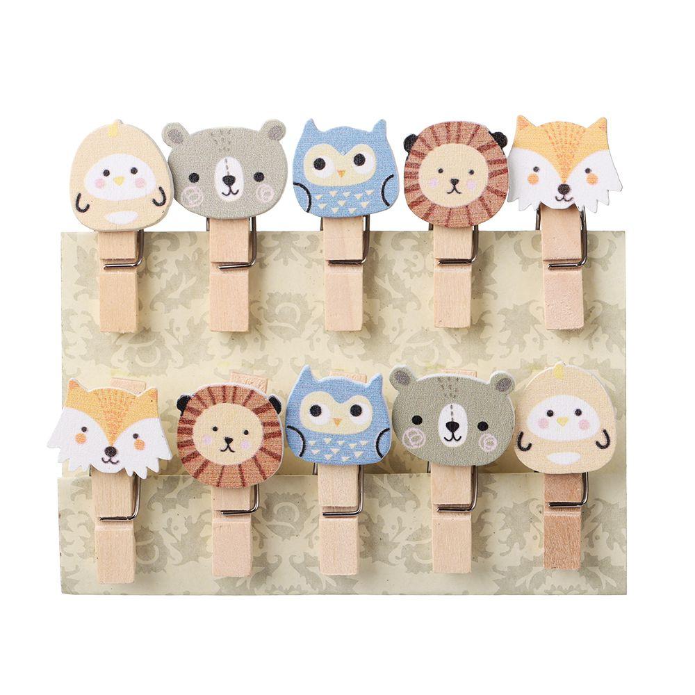 

Новый мультфильм 10 шт./компл. с пеньковой веревкой фото клип ремесло украшения деревянный зажим