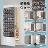 Wonninek Small Item Storage Pocket Wall Pocket 30 Pockets Storage Shoe Storage Door Hanger Pocket Hanging Storage Pocket Door Hanger Light Gray Door