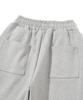 KNITTED Bermuda Training Half Pants Melange Grey