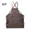 Breathable Artist Apron Waterproof Kitchen with Pockets, Chef Cooking for Men Women, Stain Resistant Cross Back Work Barista, Gardening, Painting