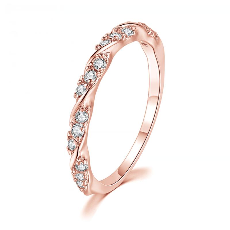 

ZHOUYANG Slim Engagement Ring For Women Simple Micro Zircon White Gold Color Dainty Ring Wedding Gifts Fashion Jewelry DZR021 12