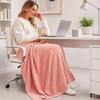 Nap Blanket, Lightweight Foldable Milk Velvet Warm Blanket, Soft Double-Sided Solid Color Warm Shawl Wrap, for Office And Travel
