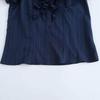 European and American Style, New Women's Clothing, Fashionable and Versatile Temperament, Textured Ruffle Edge Horn Sleeve Shirt