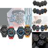 Rugged Smael Men's Military Watch Luminous Alarm Sport Wristwatch Durable 50m Waterproof