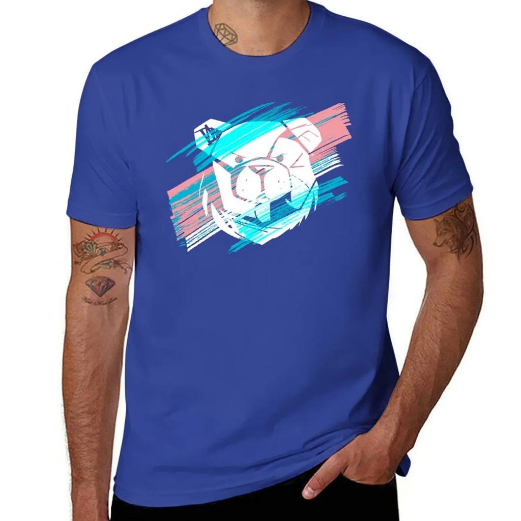 ROBUST BEAR TRACES 08 TShirt man t shirt sports fans kawaii clothes vintage t shirts clothes for men