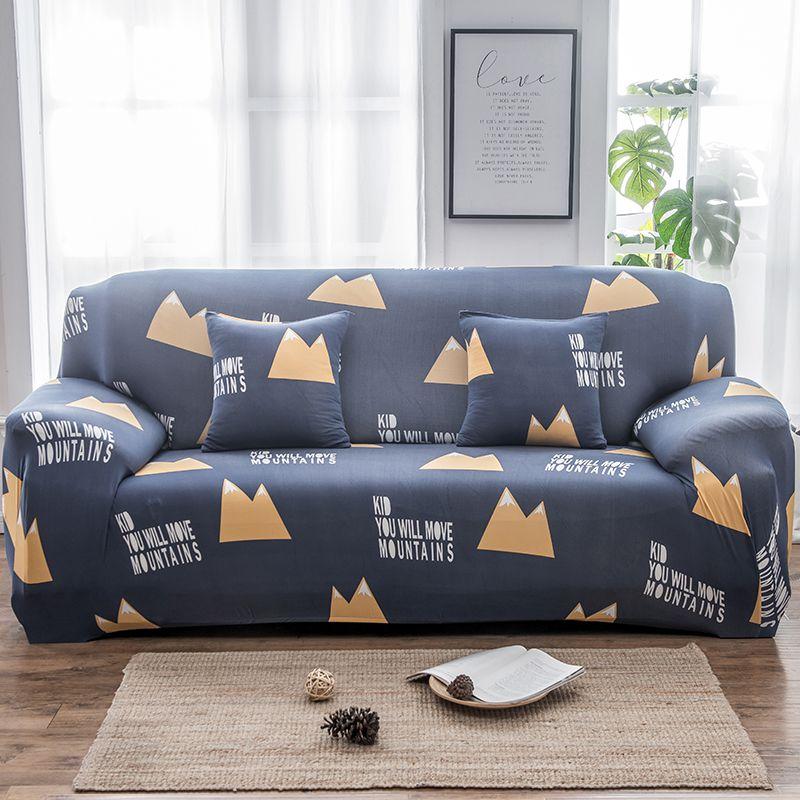 High-quality Flower Printed Slipcover Sofa Cover With Excellent Fit And Stretch For Various Couch Sizes