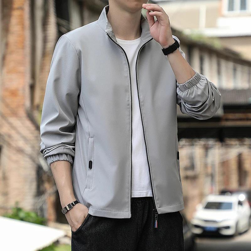 Jacket Men's Color Blocking 2025 Autumn and Winter New Men's Youth Windproof Fashion Casual Top Jacket Trend