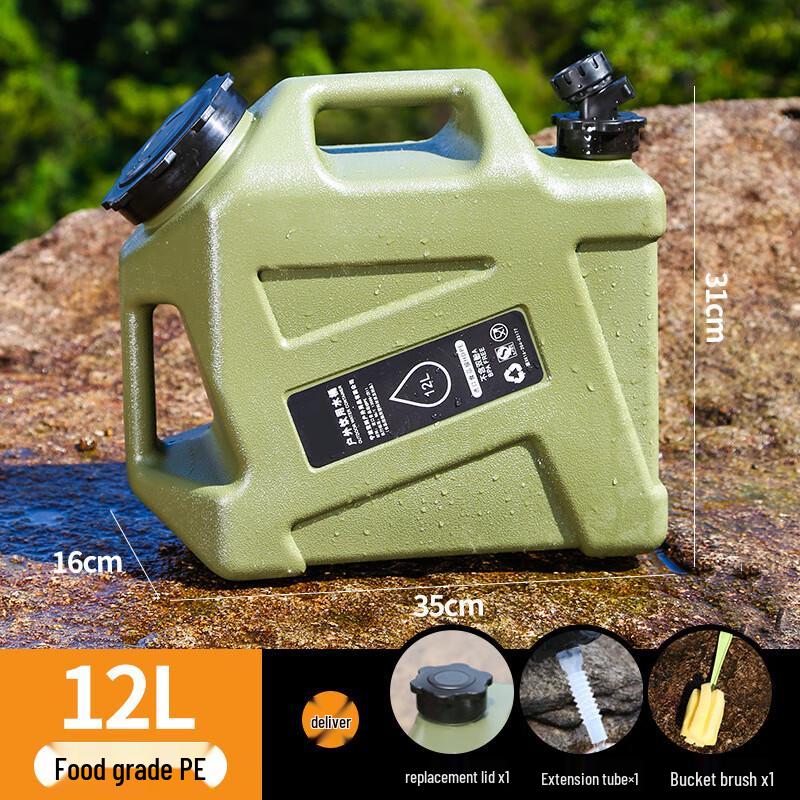 Outdoor Camping Water Bucket with Faucet
