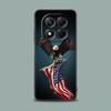American USA Flag Five-pointed Star Phone Case for Xiaomi Redmi 14C 12C 10C 13C 4G Redmi Note 14 13 12 11 10 Pro Plus 12S Cover