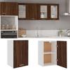 VidaXL Wall-mounted Cabinet "Lyon" Brown Oak 39.5 X 31 X 60 Cm Engineered Wood 826350